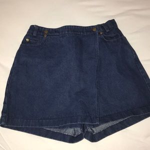 Denim Skort